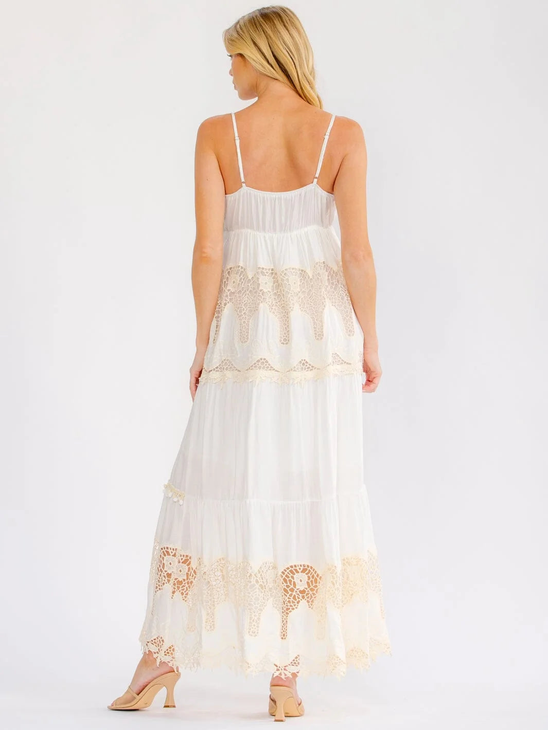 Boho Beach Floral Lace Resort Dress