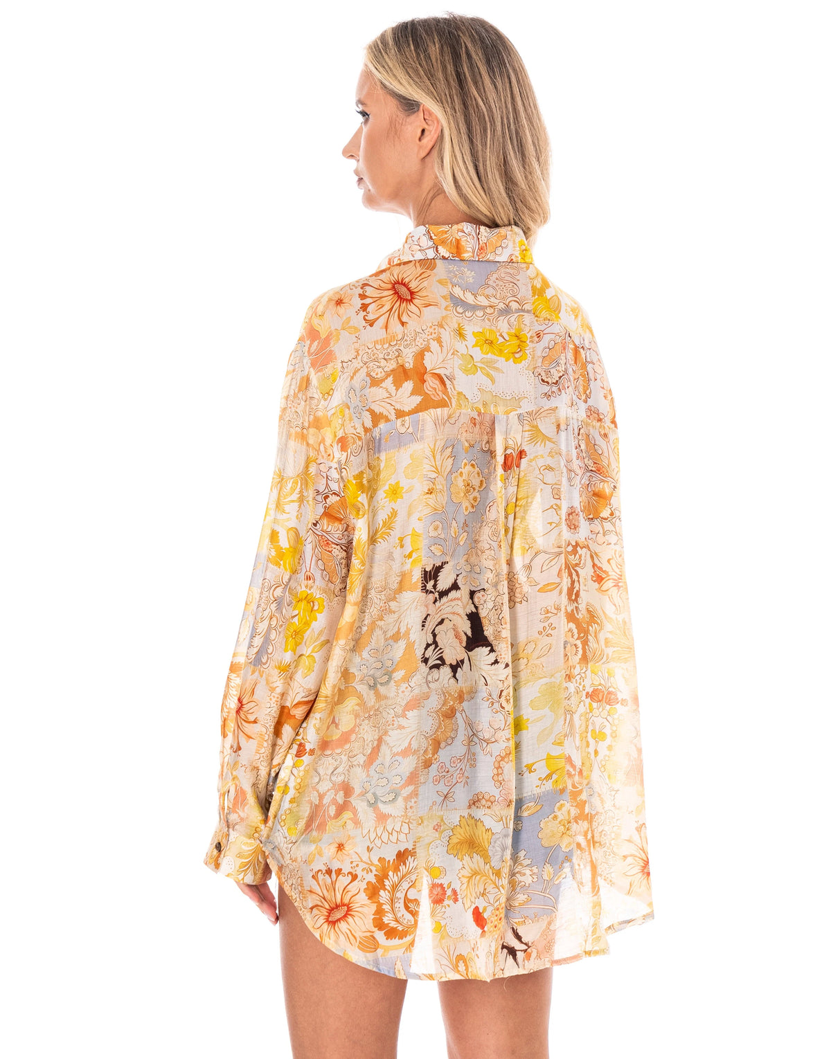 Floral Button-Down Top