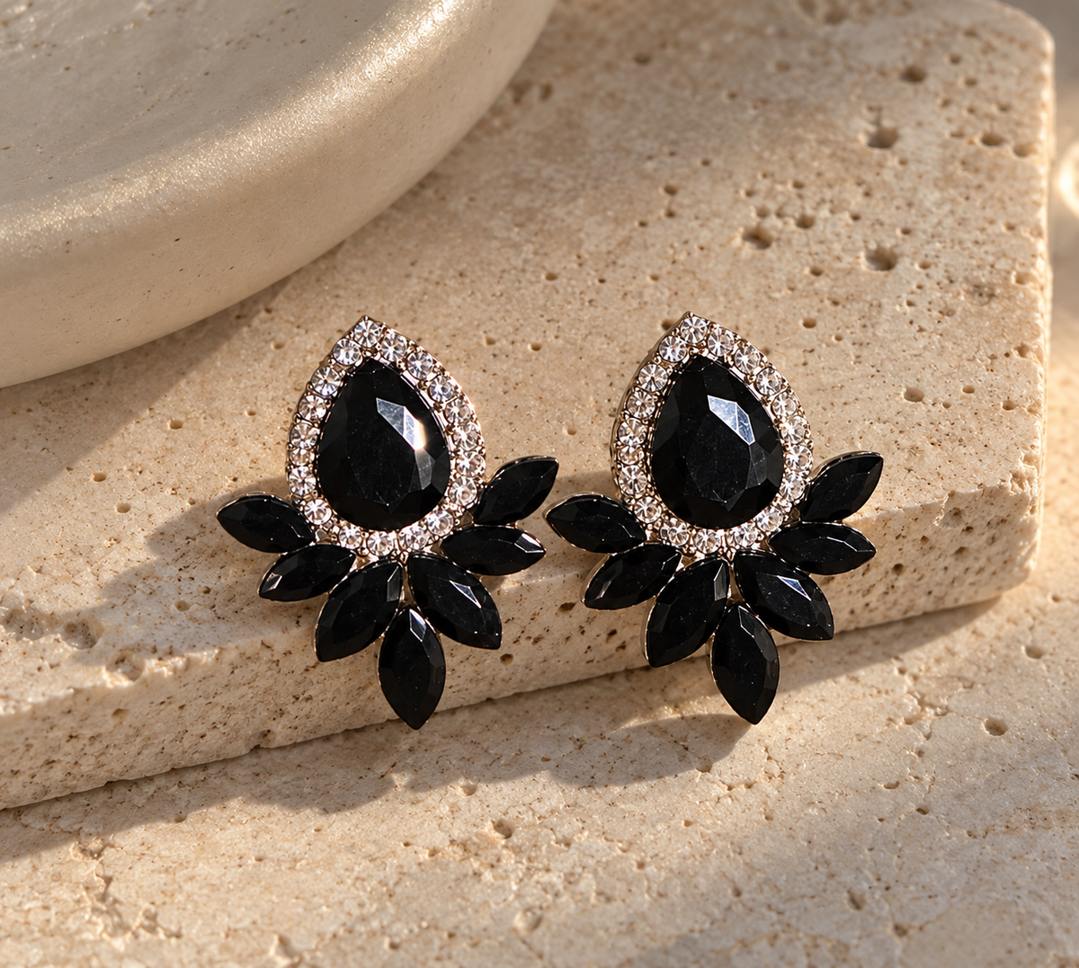 Teresa Earrings - Silver Finish