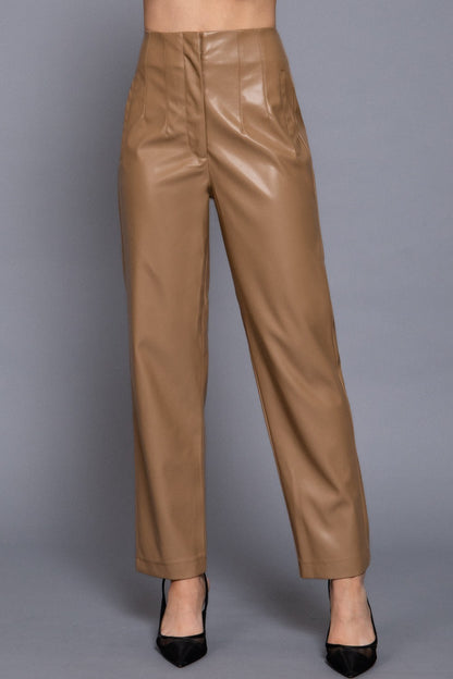 The Sofia Faux Leather Pants