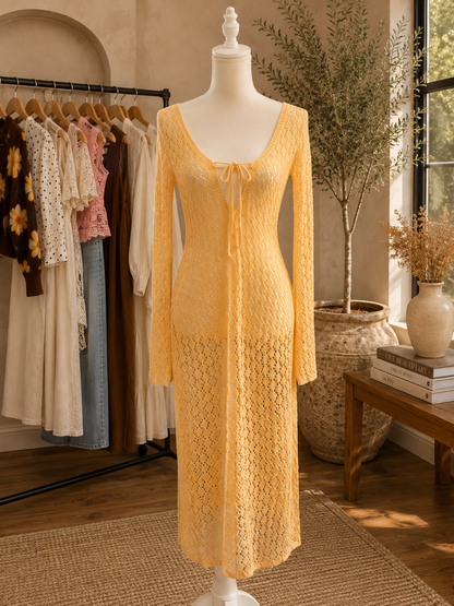 The Solara Crochet Cover-Up