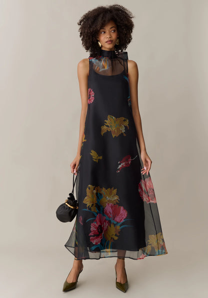 The Midnight Bloom Dress