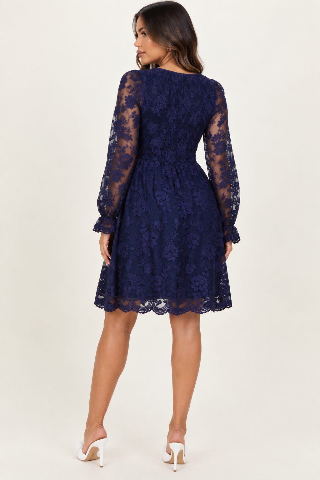 Navy Bloom Dress