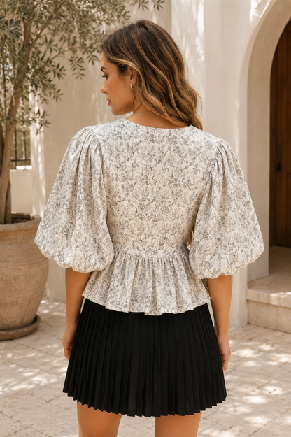 Willow Tie Front Top