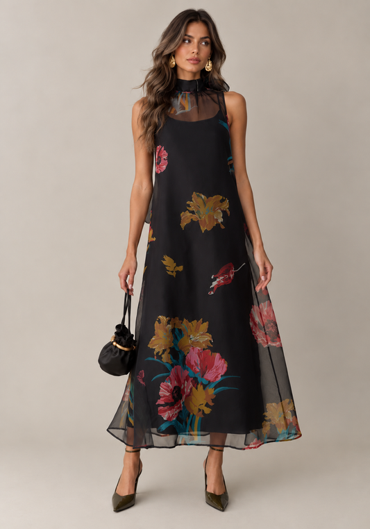 The Midnight Bloom Dress