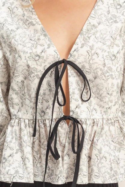 Willow Tie Front Top