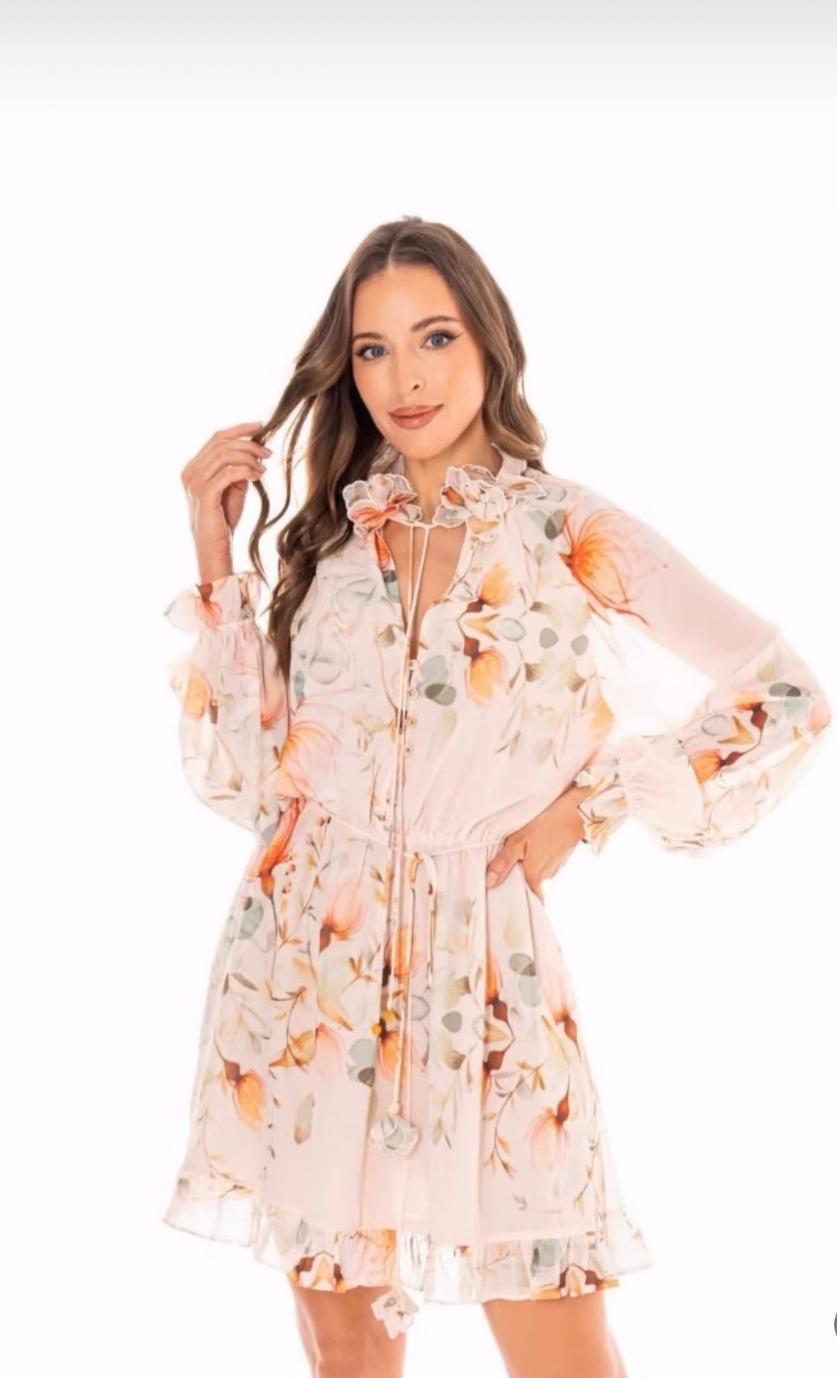 The Rosalie Floral Mini Dress