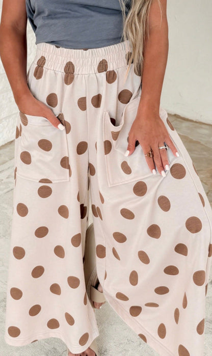 The Mocha Polka Dot Pants