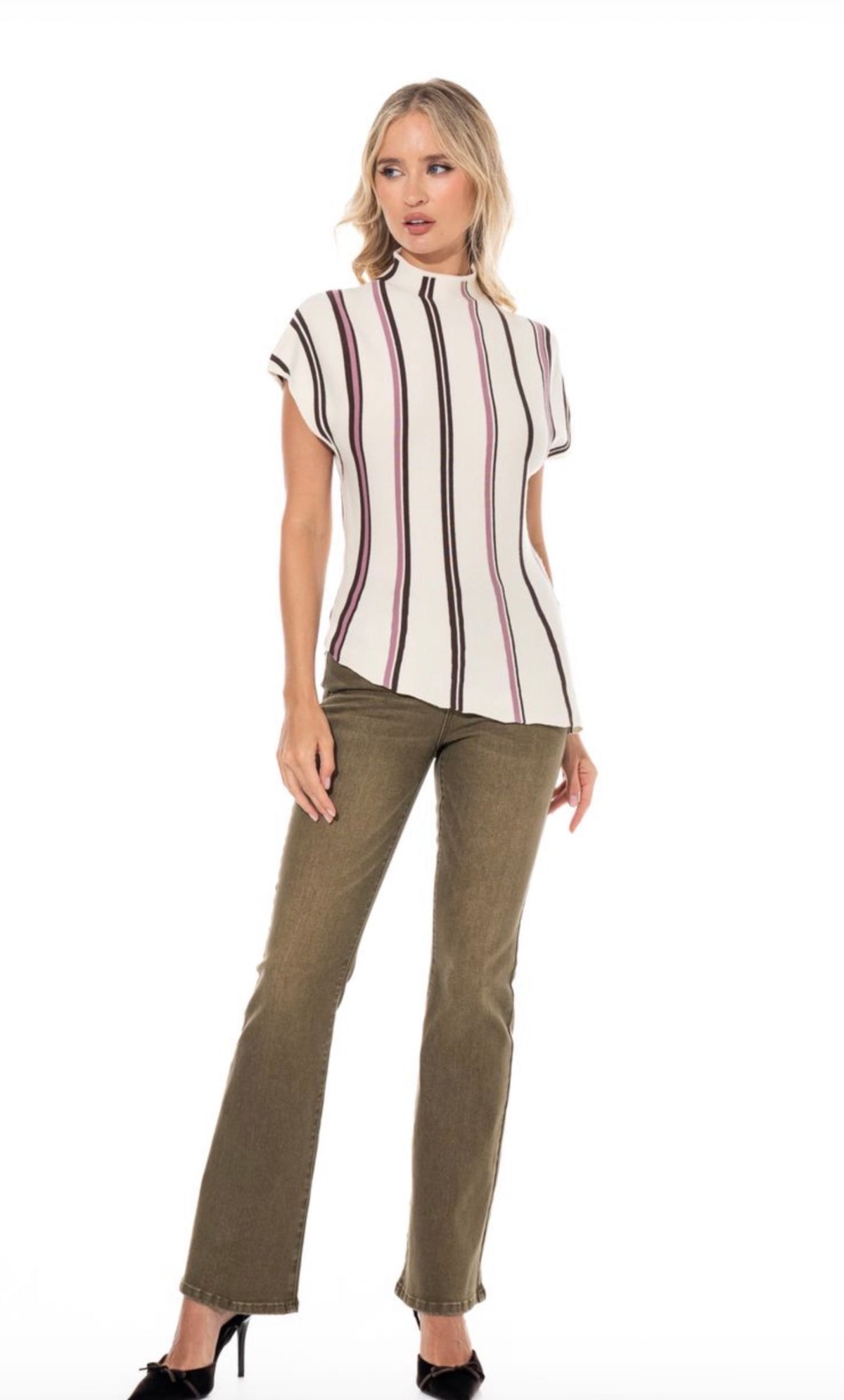 The Milan Stripe Top