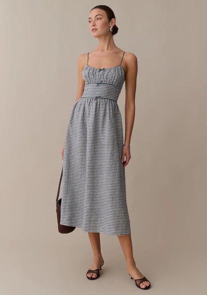 Amara Linen Midi Dress