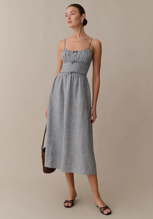 Amara Linen Midi Dress