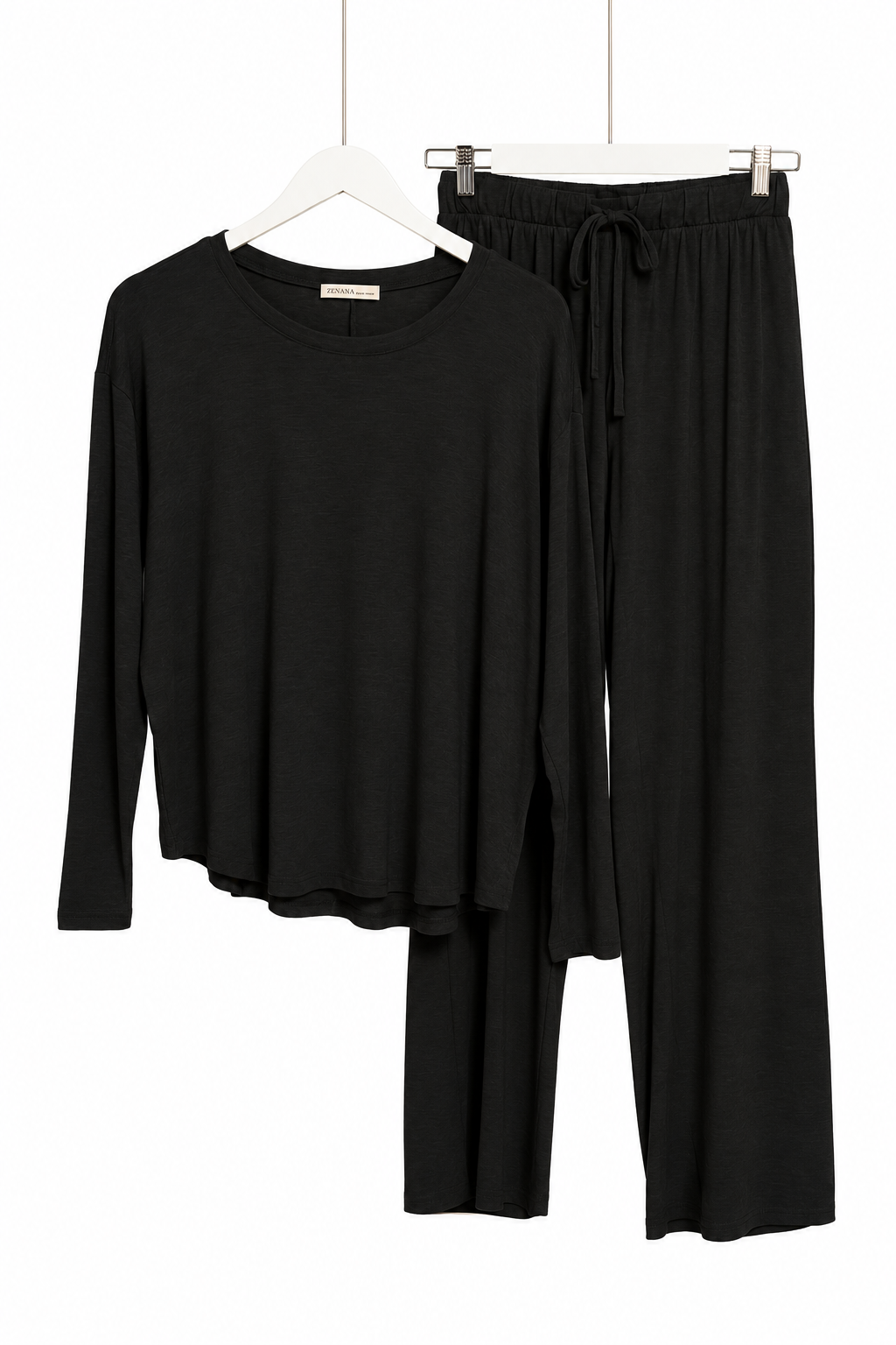 Round Neck Oversized Long Sleeve Top & Pants Set