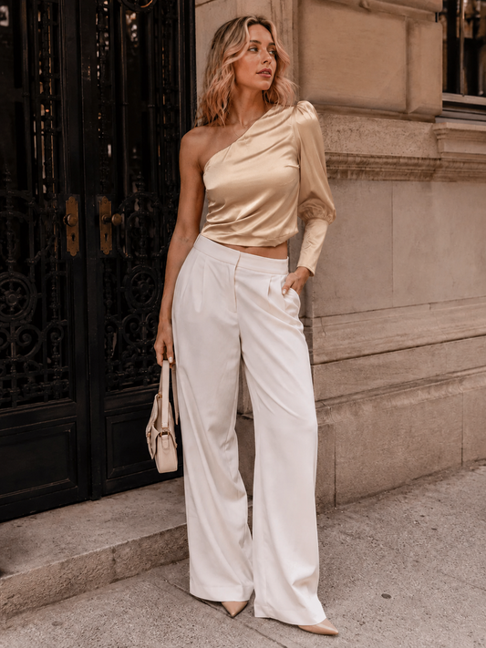 The Champagne Whisper Top